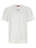 Diesel White Cotton T-Shirt