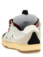 Lanvin Gray Calfskin Chunky Sneakers