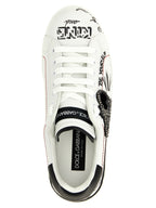Dolce & Gabbana Bicolor Calfskin Sneakers