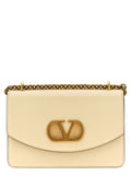 Valentino Garavani White Calfskin Shoulder Bag