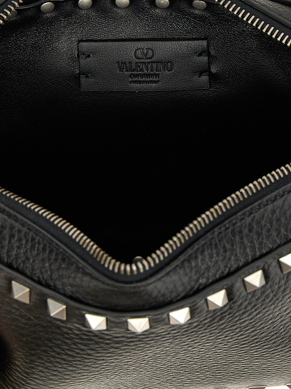 Valentino Garavani Black Calfskin Crossbody Bag