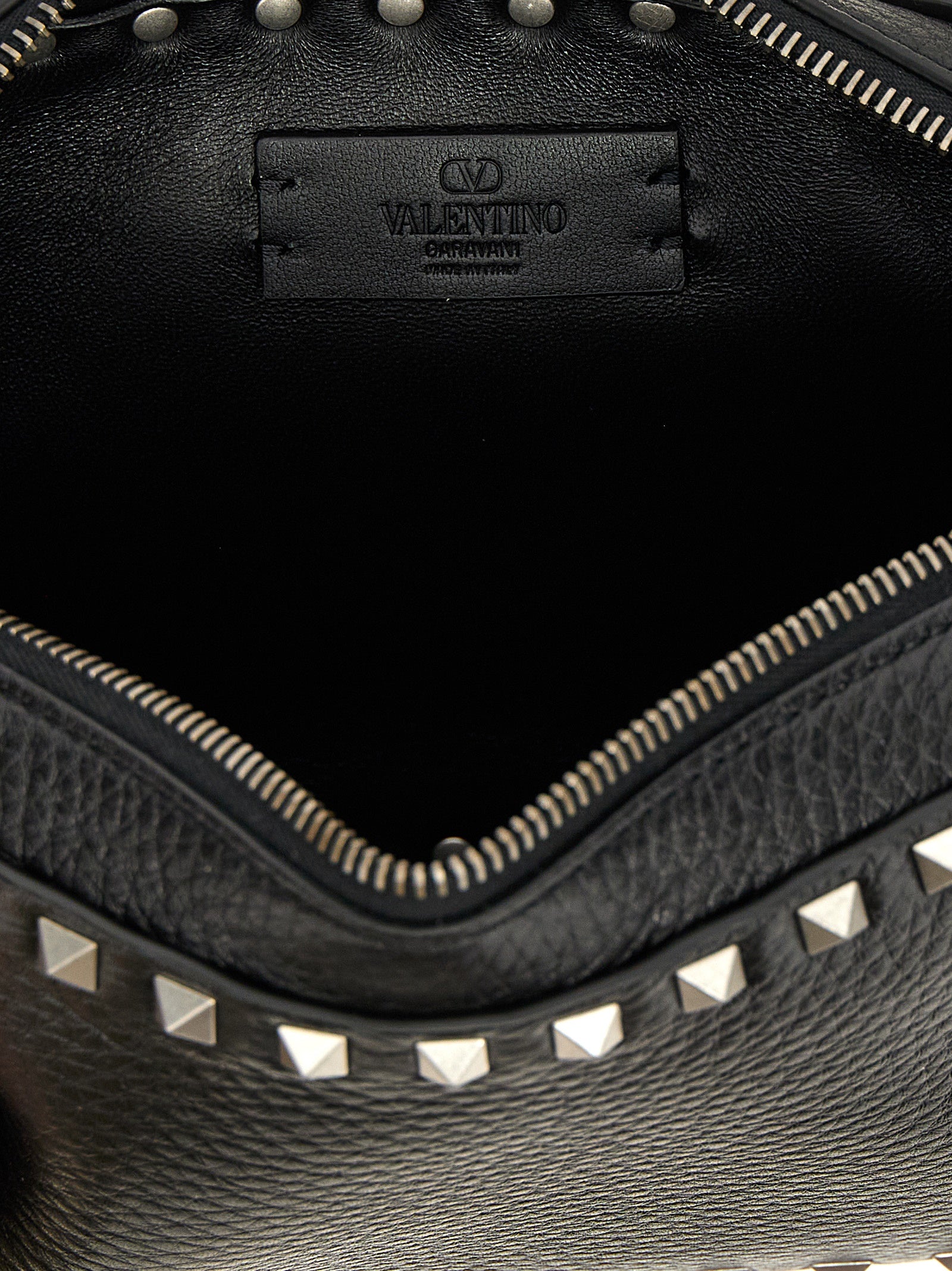 Valentino Garavani Black Calfskin Crossbody Bag