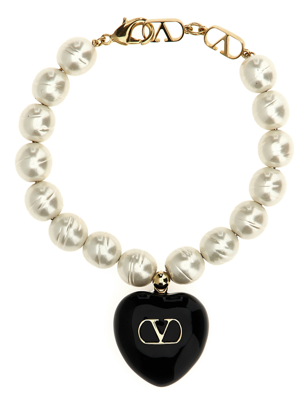 Valentino Garavani Black Brass Bracelet