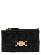 Versace Black Lamb Leather Cardholder