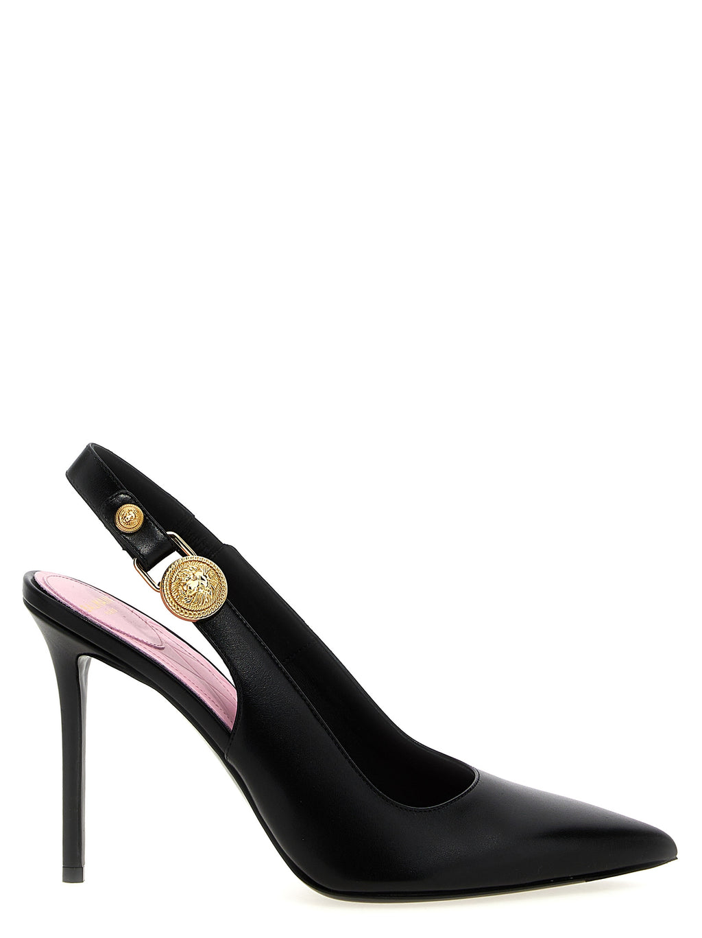 Balmain Black Calfskin High Heel Pumps
