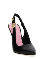 Balmain Black Calfskin High Heel Pumps
