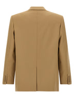 Saint Laurent Beige Wool Blazer