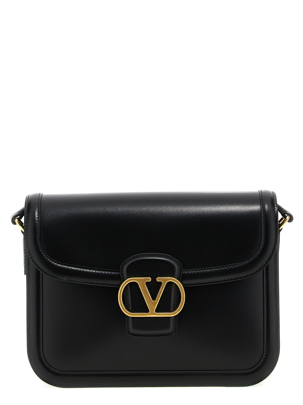 Valentino Garavani Black Calfskin Shoulder Bag
