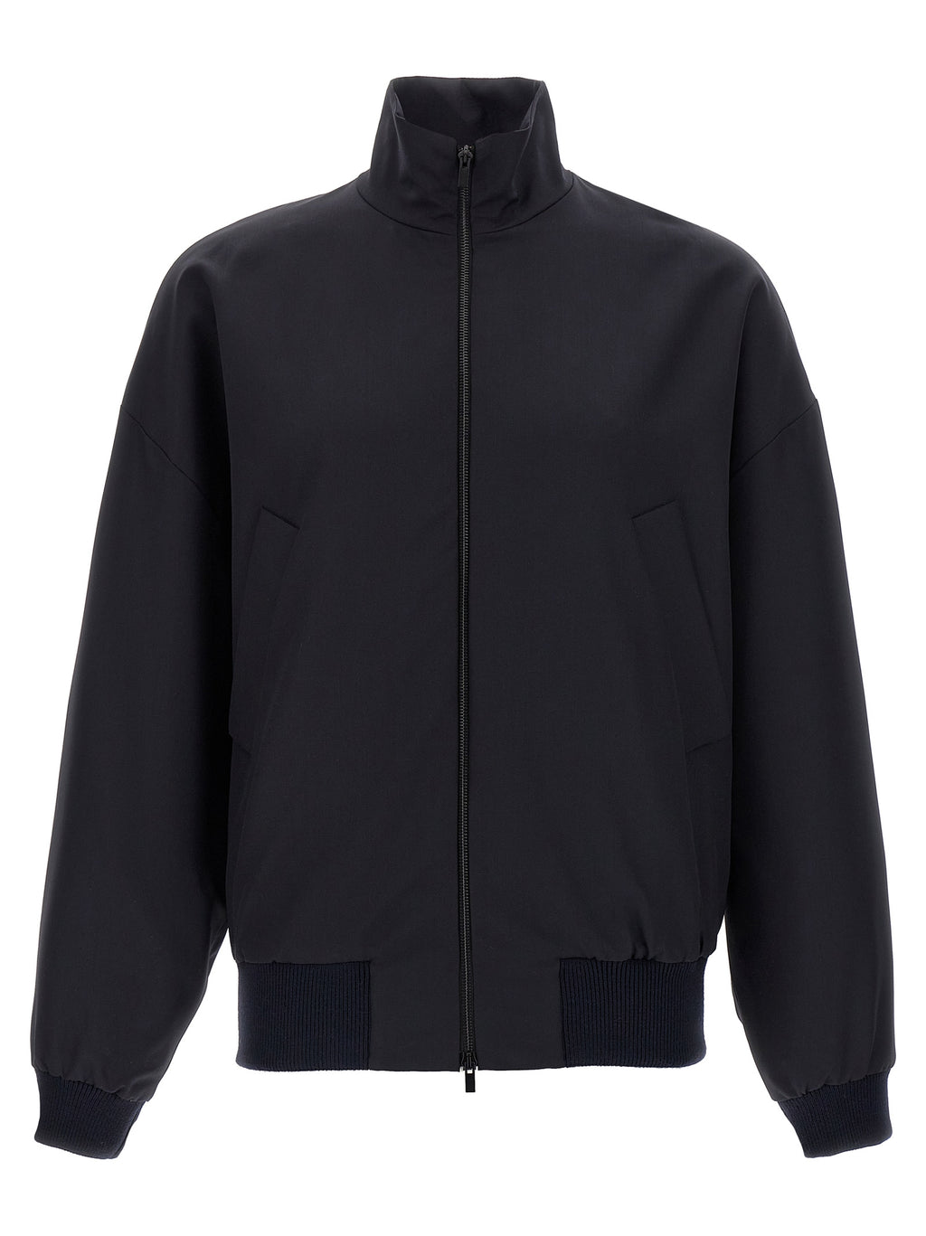 Fear Of God Blue Virgin Wool Full-Length Jacket