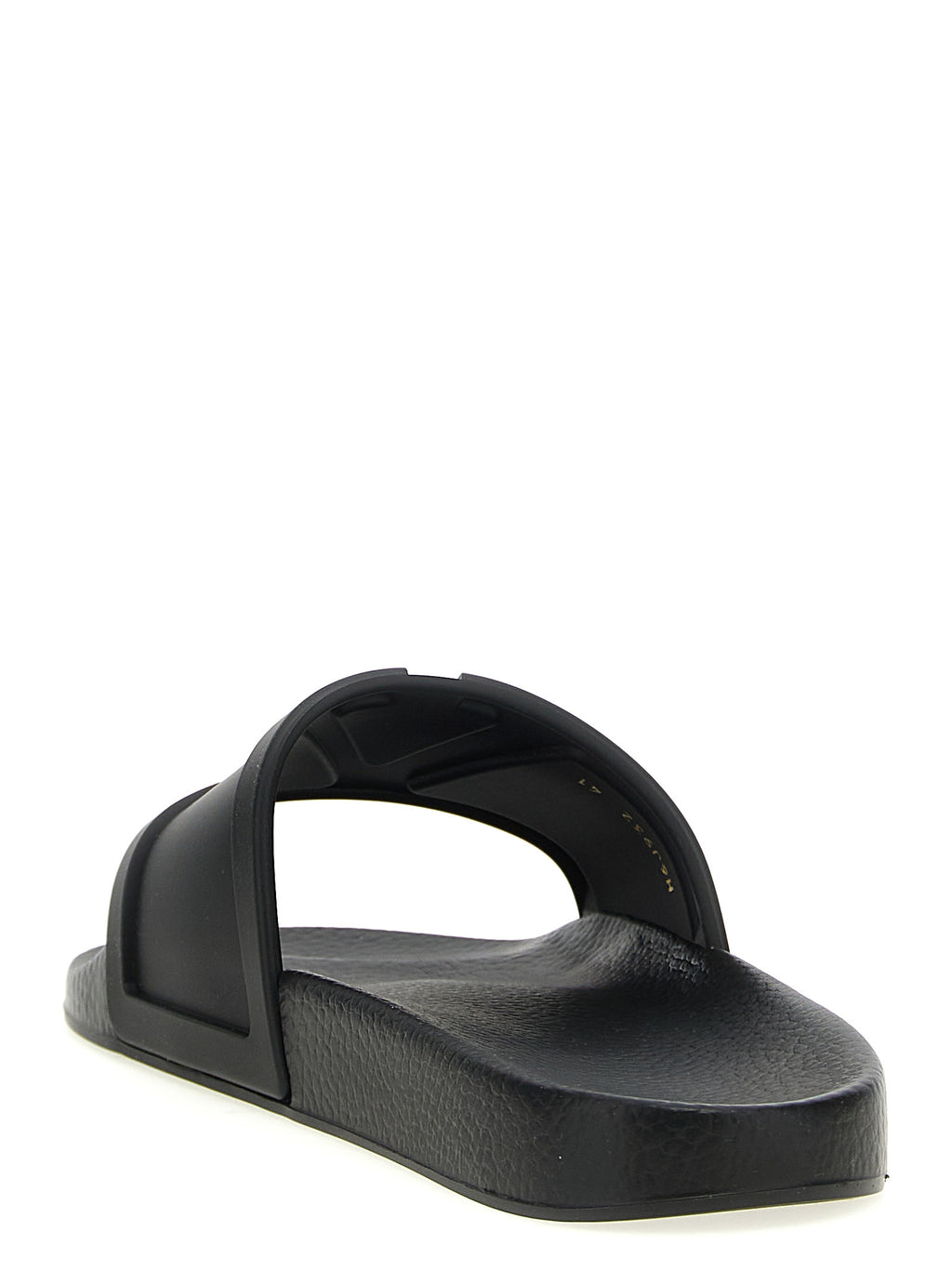 Valentino Garavani Black Plastic Slides