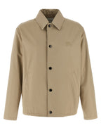 Burberry Beige Cotton Full-Length Jacket