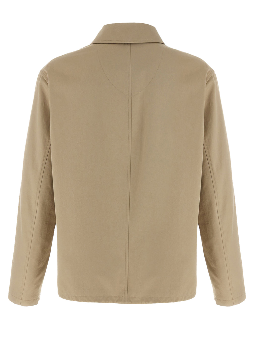Burberry Beige Cotton Full-Length Jacket