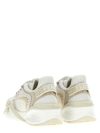 Fendi White Polyester Athletic Sneakers