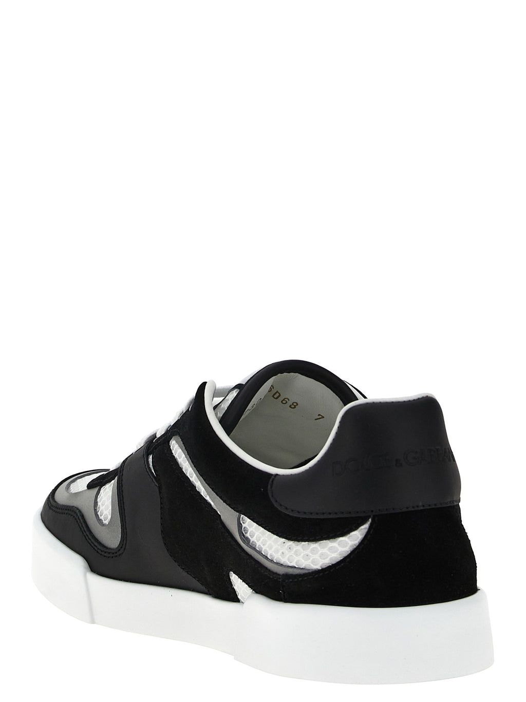 Dolce & Gabbana Bicolor Calfskin Sneakers