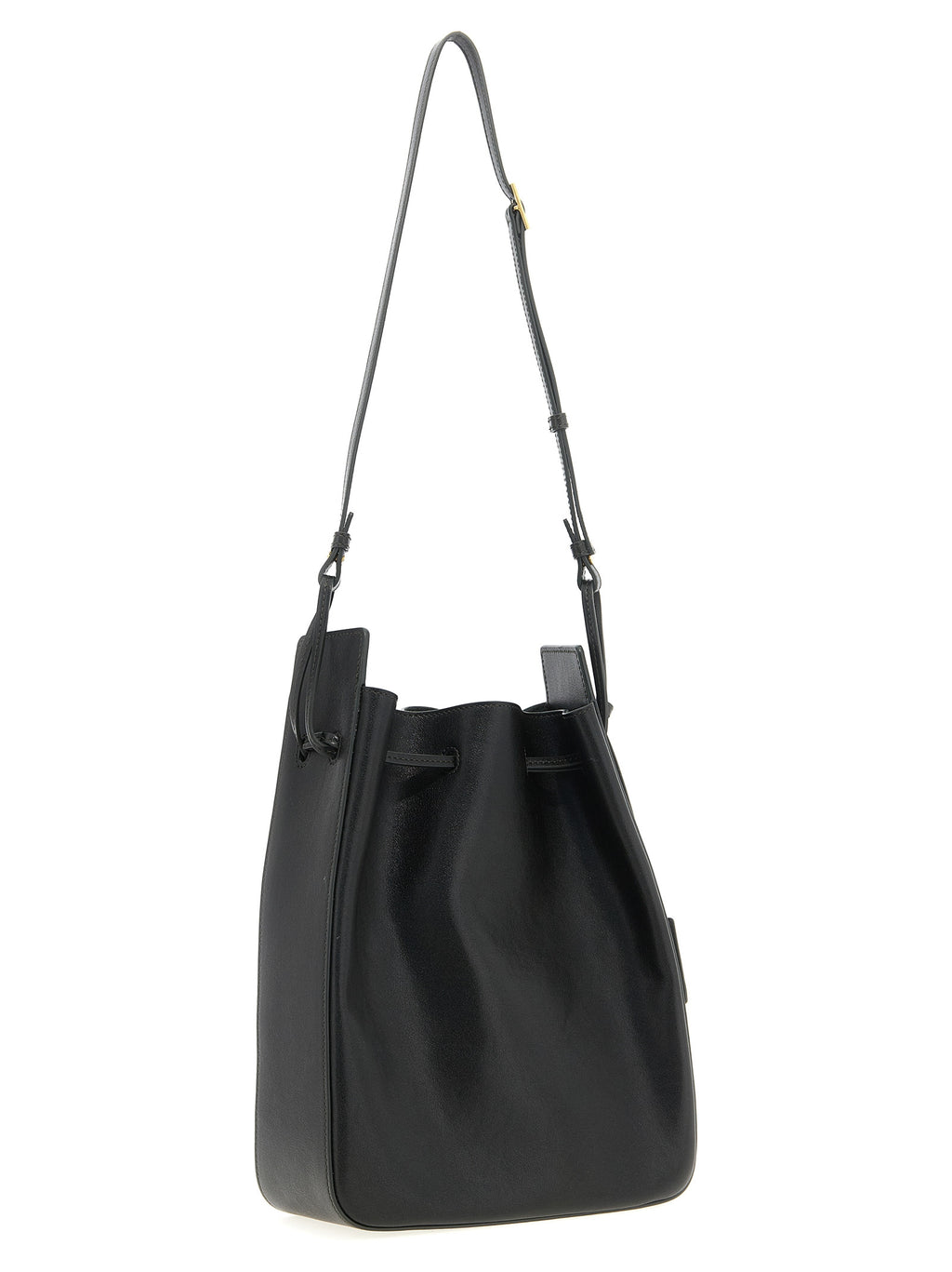Saint Laurent Bicolor Calfskin Crossbody Bag