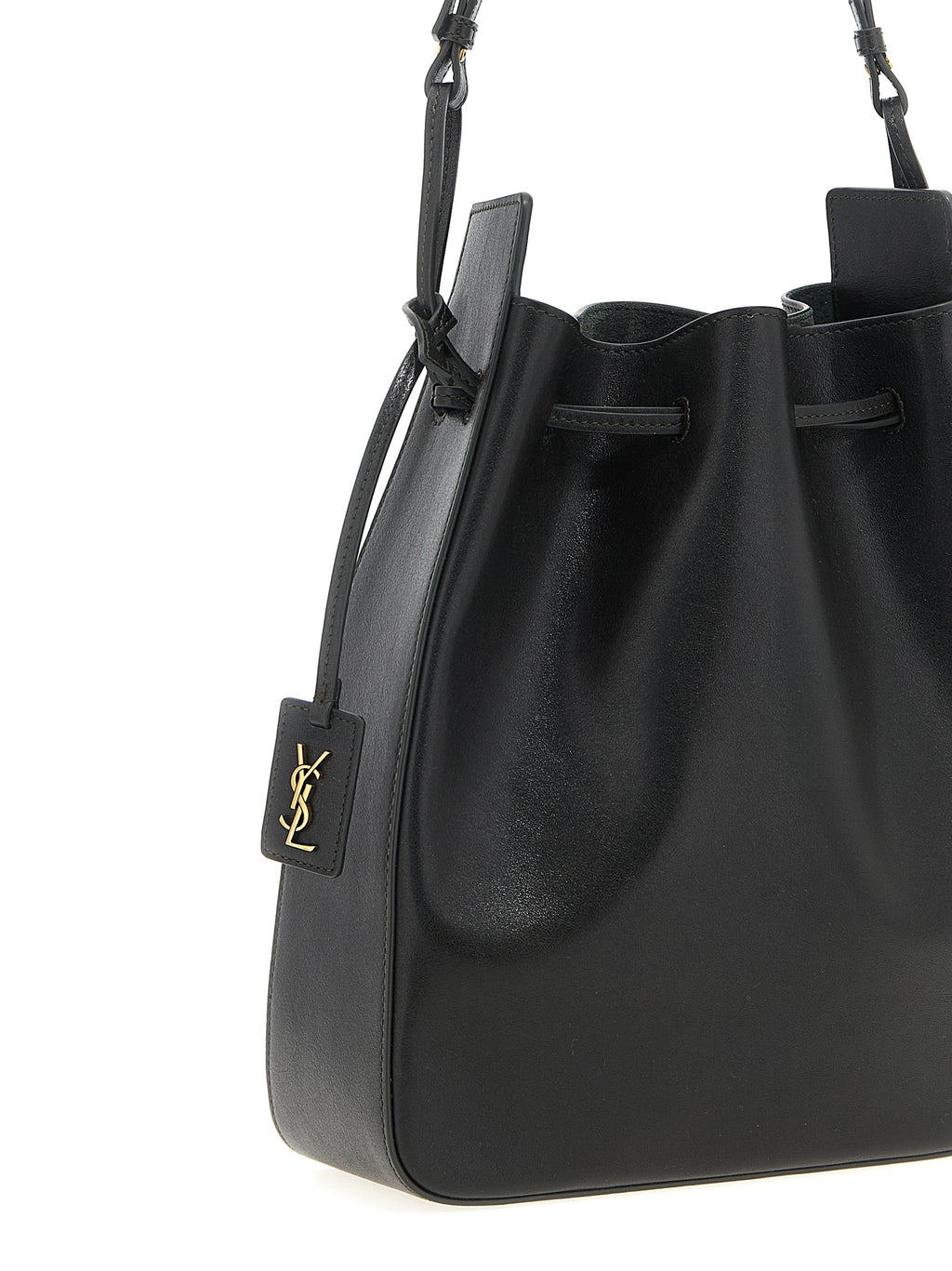 Saint Laurent Bicolor Calfskin Crossbody Bag