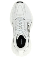 Balenciaga White Cowhide Athletic Sneakers