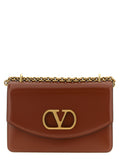 Valentino Garavani Brown Calfskin Shoulder Bag