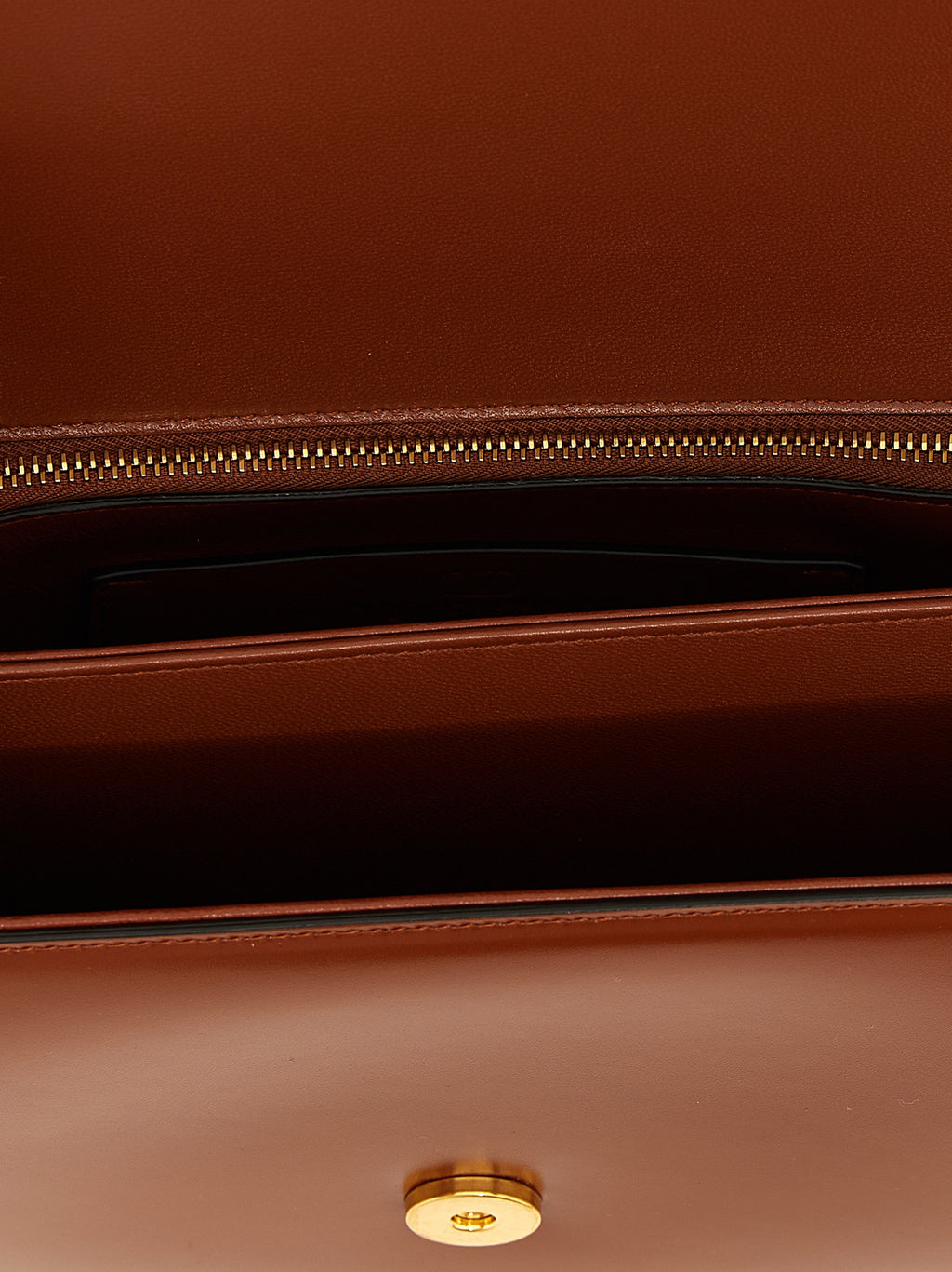 Valentino Garavani Brown Calfskin Shoulder Bag