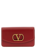 Valentino Garavani Multicolor Calfskin Clutch Bag