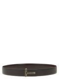 Tom Ford Brown Calfskin Belt