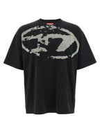 Diesel Black Cotton T-Shirt