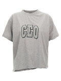 Balenciaga Gray Cotton T-Shirt