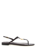 Fendi Purple Elastane Flat Sandals