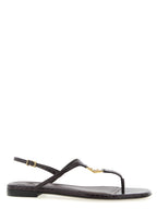 Fendi Purple Elastane Flat Sandals