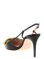 Valentino Garavani Black Calfskin High Heel Pumps