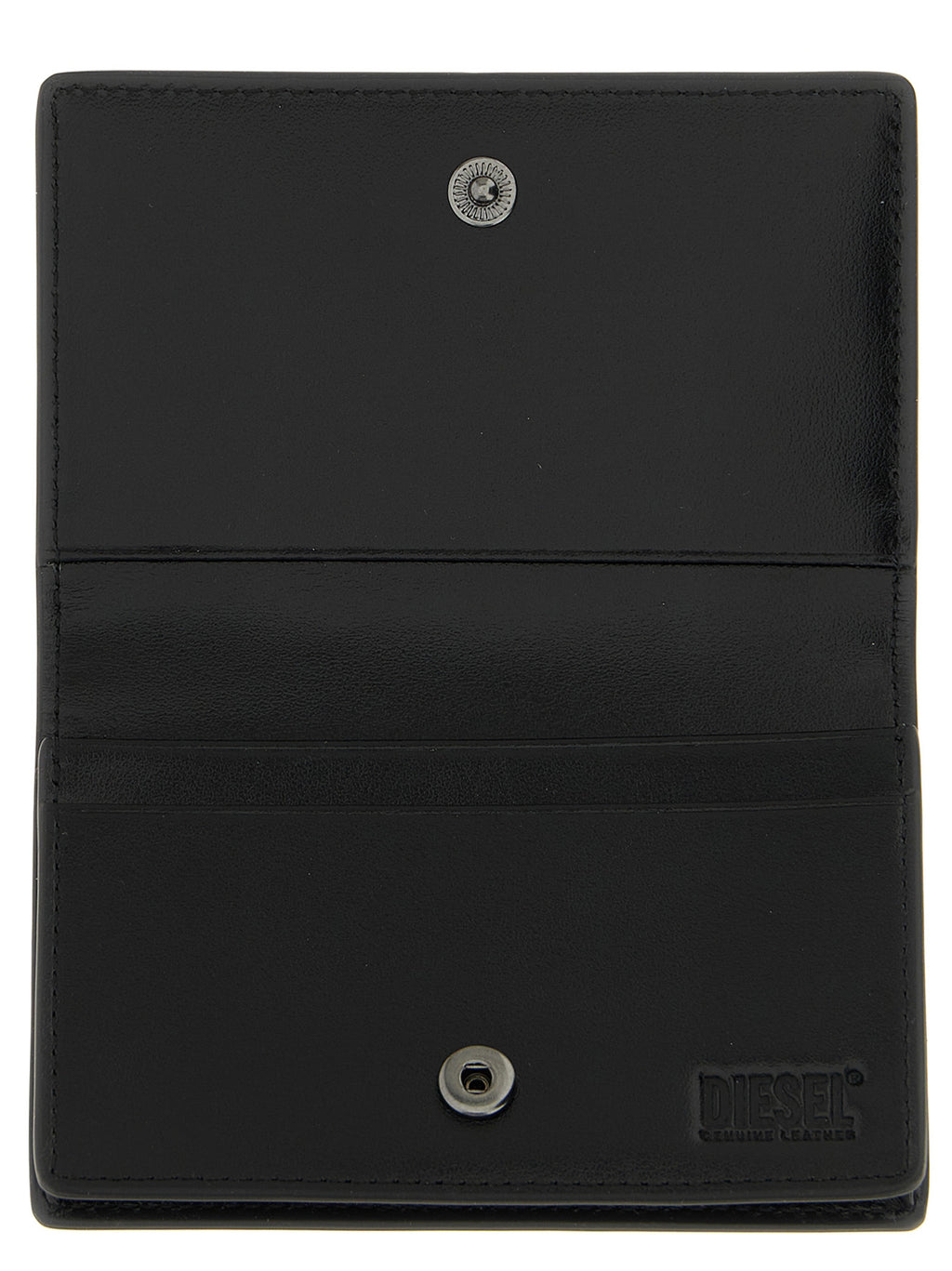 Diesel Black Leather Cardholder