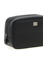 Dolce & Gabbana Black Calfskin Leather Wallet
