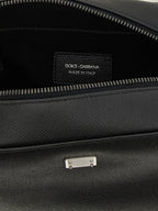 Dolce & Gabbana Black Calfskin Leather Wallet