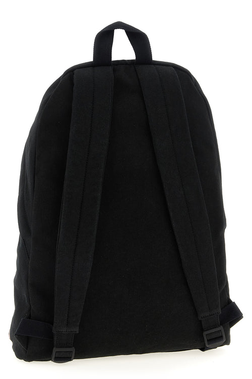 Balenciaga Black Cotton Backpack