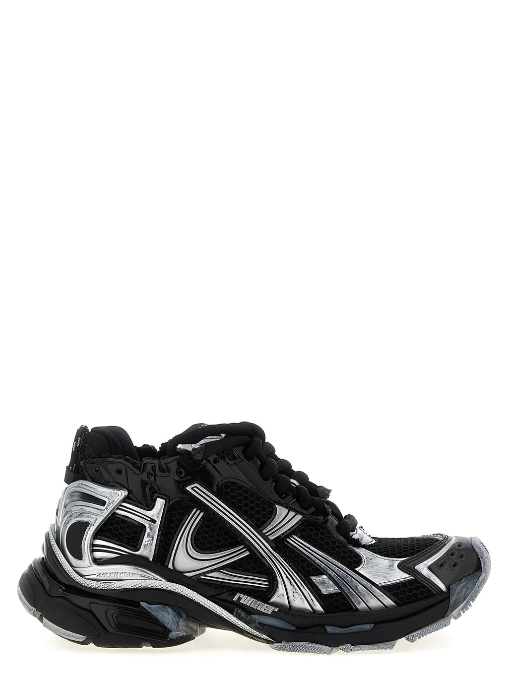 Balenciaga Black Polyethylene Athletic Sneakers