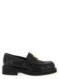 Valentino Garavani Black Lamb Leather Slip-On Loafers