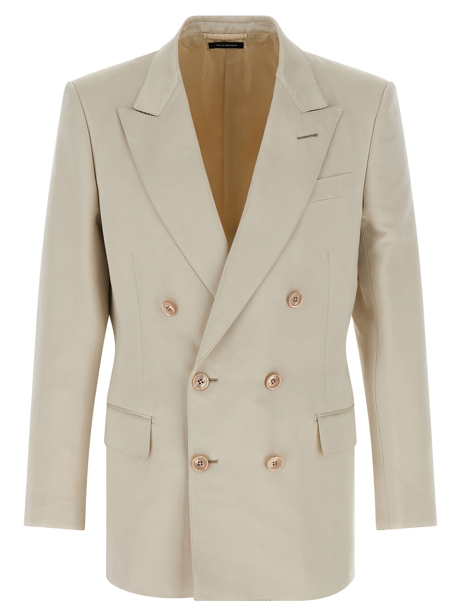 Tom Ford Beige Cotton Blazer