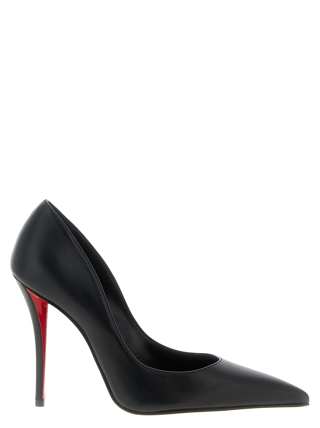 Christian Louboutin Black Lamb Leather High Heel Pumps