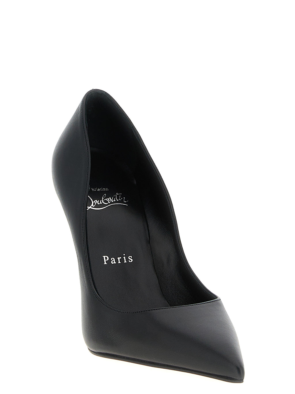 Christian Louboutin Black Lamb Leather High Heel Pumps