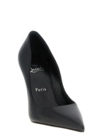 Christian Louboutin Black Lamb Leather High Heel Pumps
