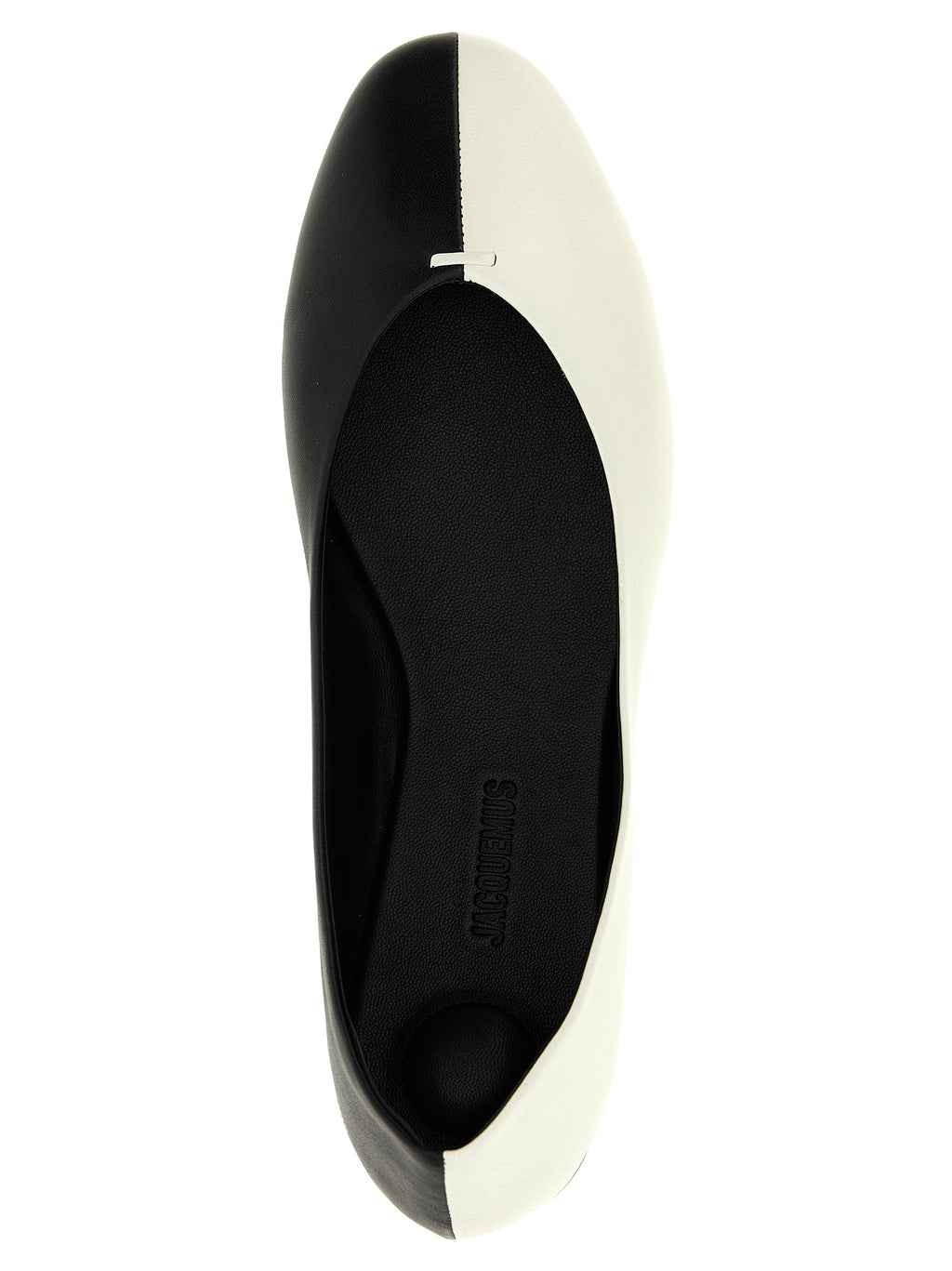 Jacquemus Bicolor Lamb Leather Ballet Flats