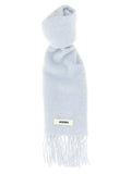 Jacquemus Blue Alpaca Leather Scarf