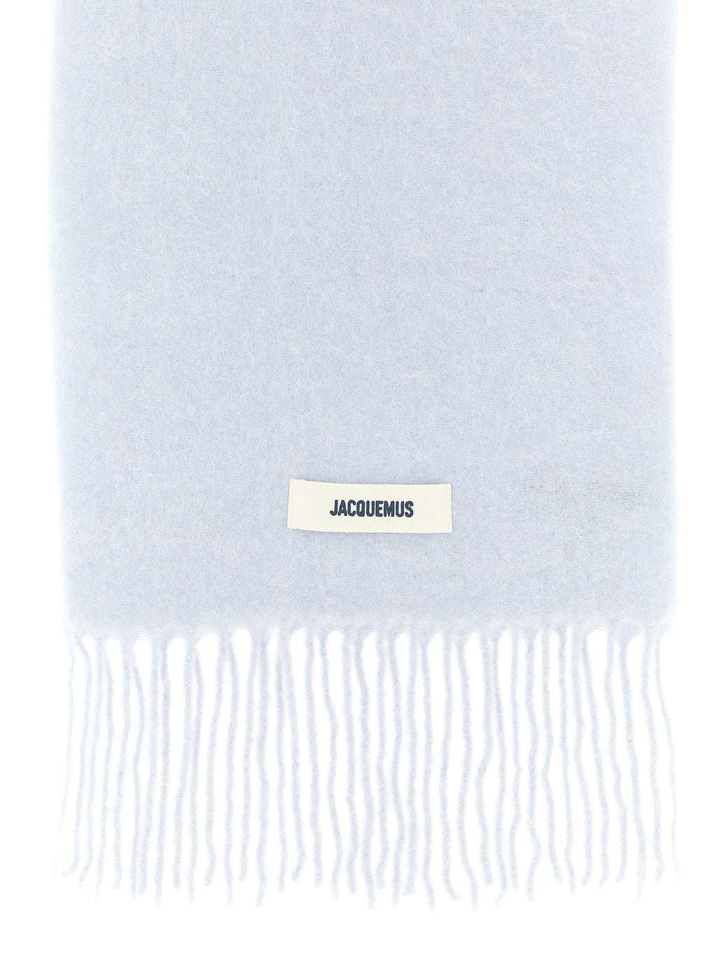 Jacquemus Blue Alpaca Leather Scarf