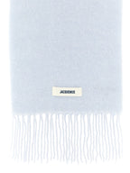 Jacquemus Blue Alpaca Leather Scarf