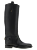 Burberry Black Calfskin Over The Knee