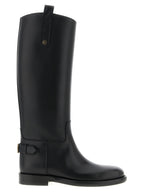 Burberry Black Calfskin Over The Knee
