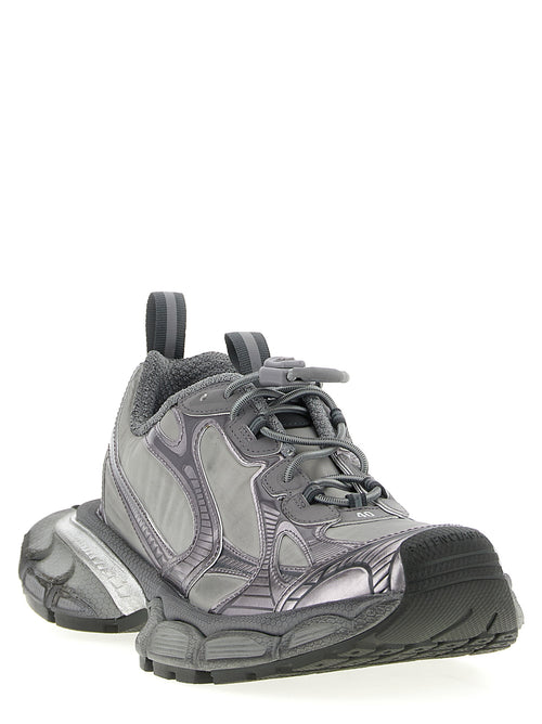 Balenciaga Gray Polyester Athletic Sneakers