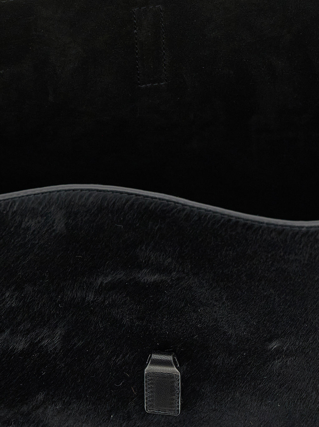 Saint Laurent Black Calfskin Shoulder Bag