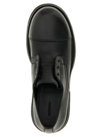 Balenciaga Black Bull Skin Slip-On Loafers