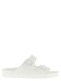 Birkenstock White Synthetic Slides